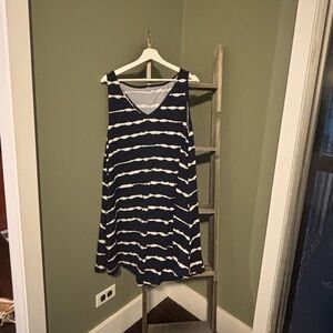 XXL Patterned Swing Dress